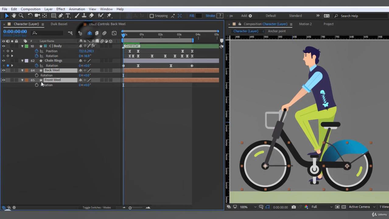 Rigging a Character with Duik Bassel in After Effects - AE Duik人物角色绑定教程