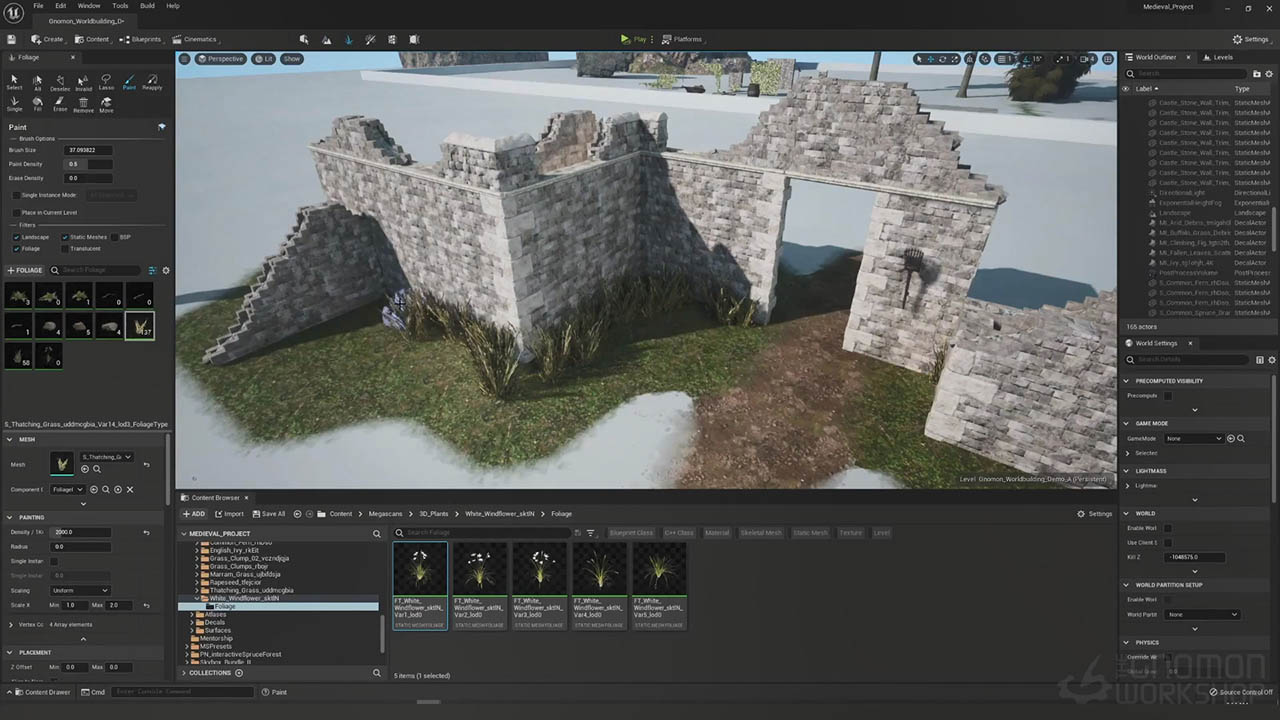 Creating a Medieval Castle in Unreal Engine 5 - UE5中世纪城堡游戏场景制作教程